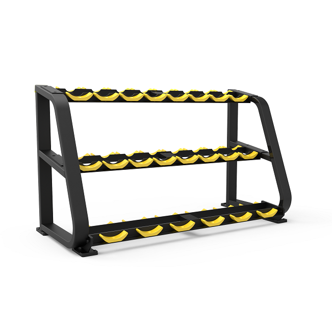 Giá đỡ tạ 3 tầng là thiết bị cần thiết cho người tập gym tại nhà