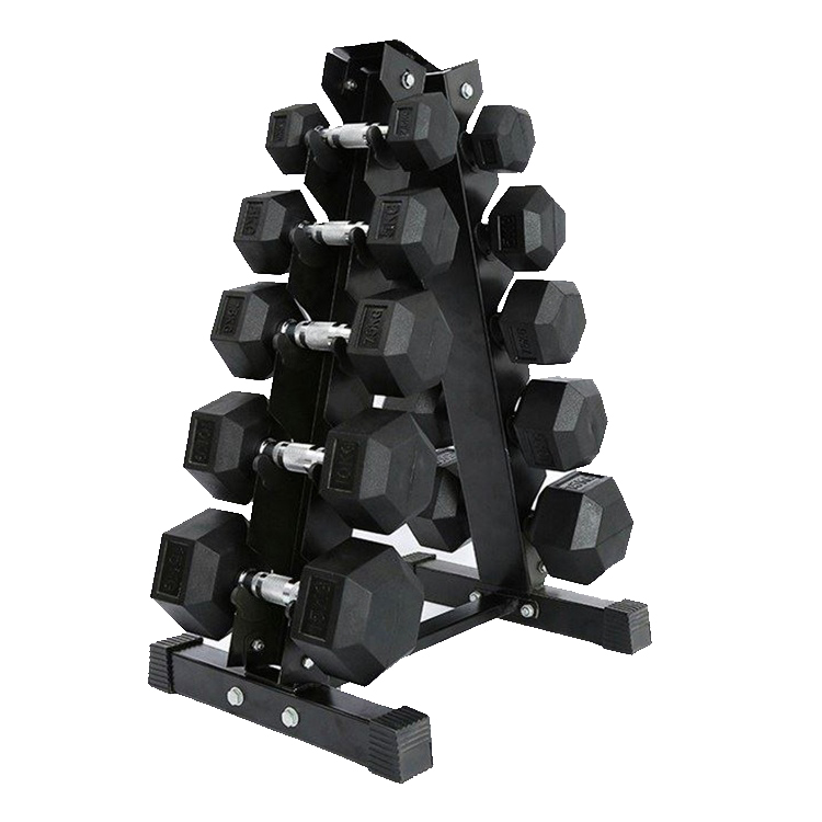 Nhà máy Bán buôn Giá rẻ 20kg Cao su Bọc Kurz Hantel Mancuernas De Gym Free Weights Dumbbell Set Cao su Hex Dumbbells Set