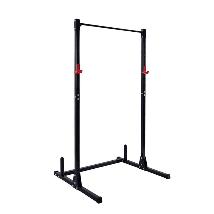 Wellshow Sport Barbell Power Rack Tập thể dục Giá đỡ Power Squat Giá đỡ tạ Kéo lên Thanh ghế tập Curl Giá đỡ